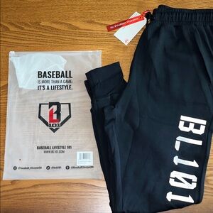 BL101 Black Joggers for Men